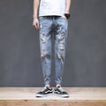 Casual Ripped Men's Streetwear Pants