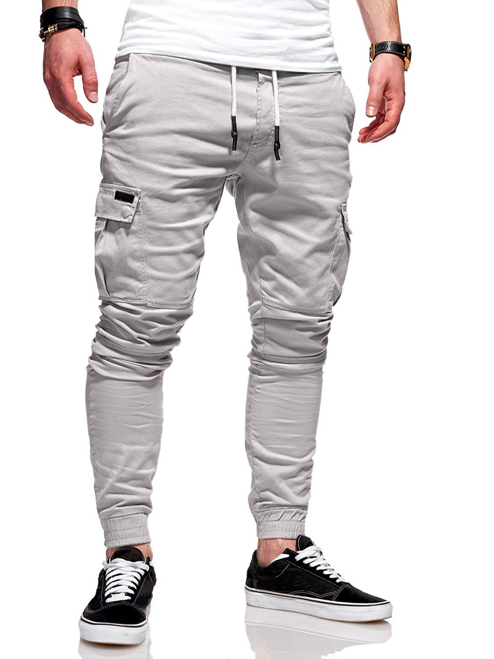 Baggy Jogger Pants Elastic Casual