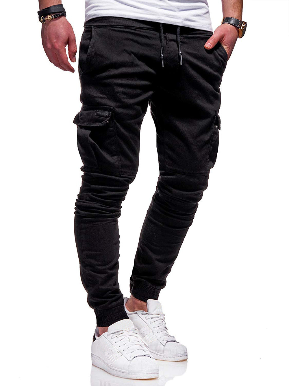 Baggy Jogger Pants Elastic Casual