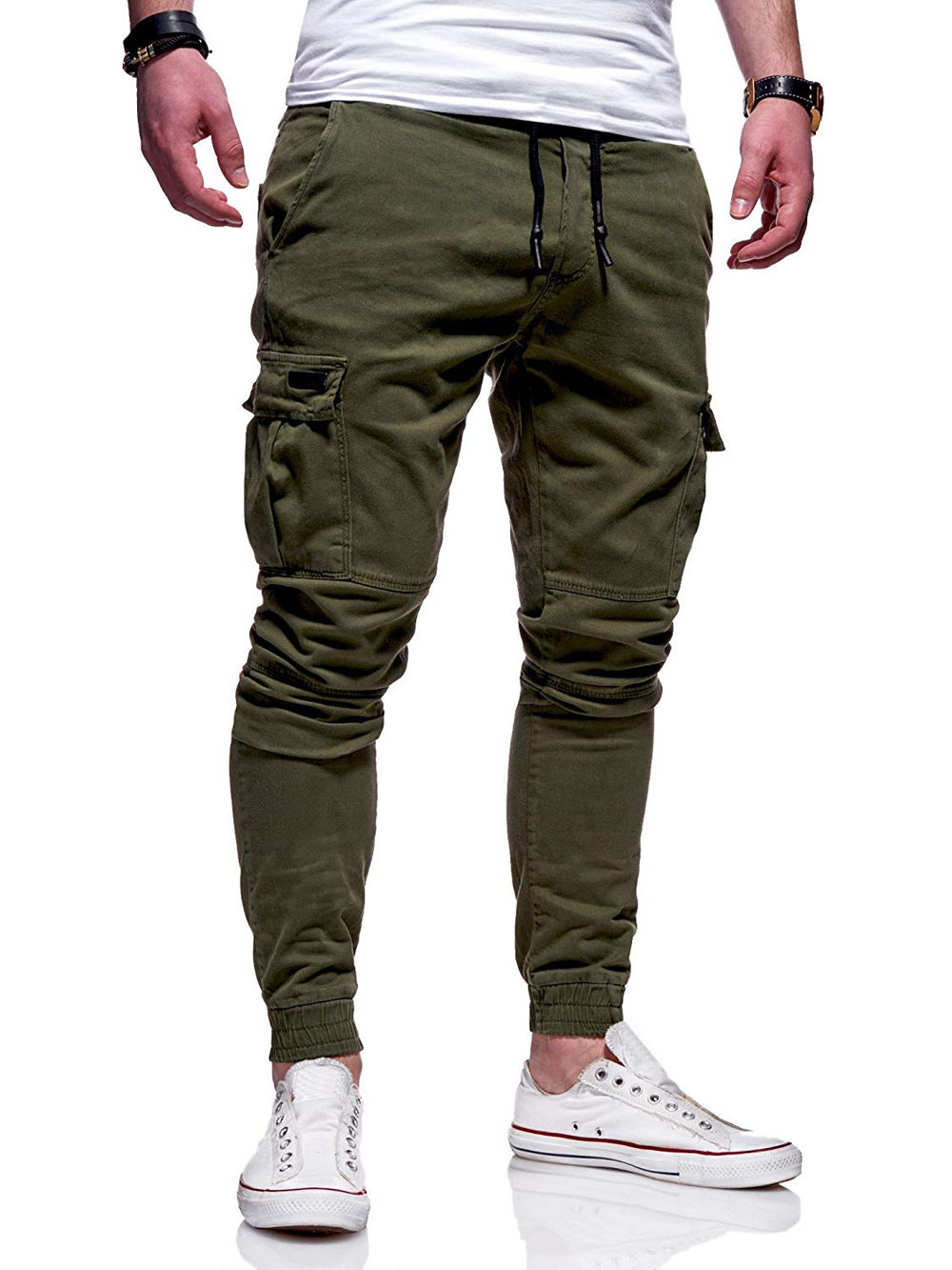 Baggy Jogger Pants Elastic Casual