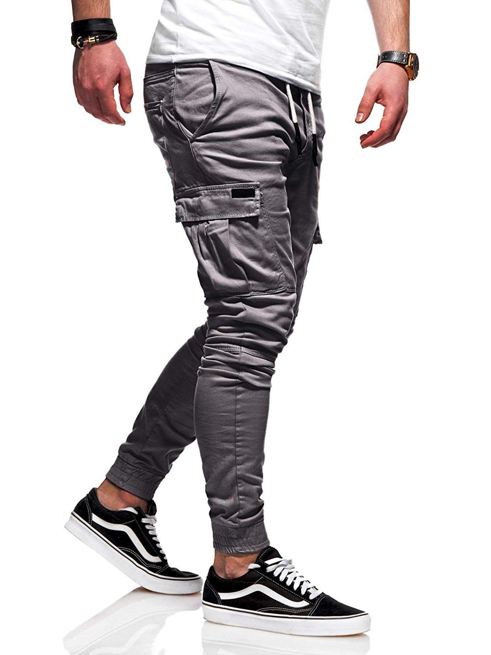 Baggy Jogger Pants Elastic Casual