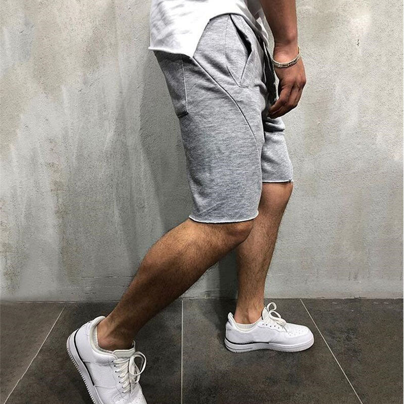 Men’s Summer Gym Sports Grey Shorts