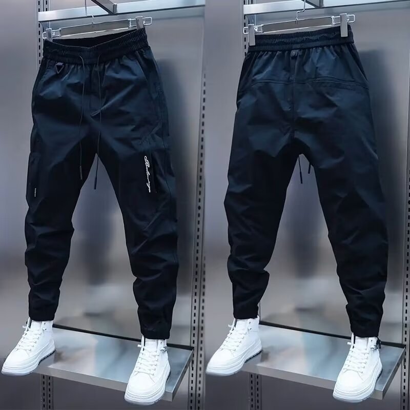 Loose Straight Jogger Pants Men