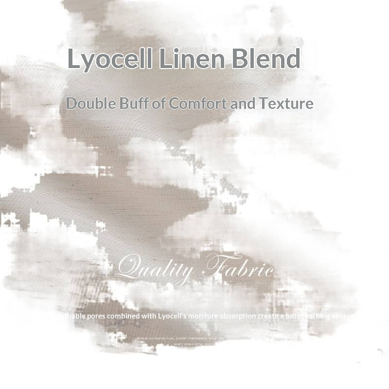 Lyocell Linen Wide Leg Pants Women