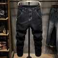 Men’s Premium Diagonal Pocket Casual Jeans