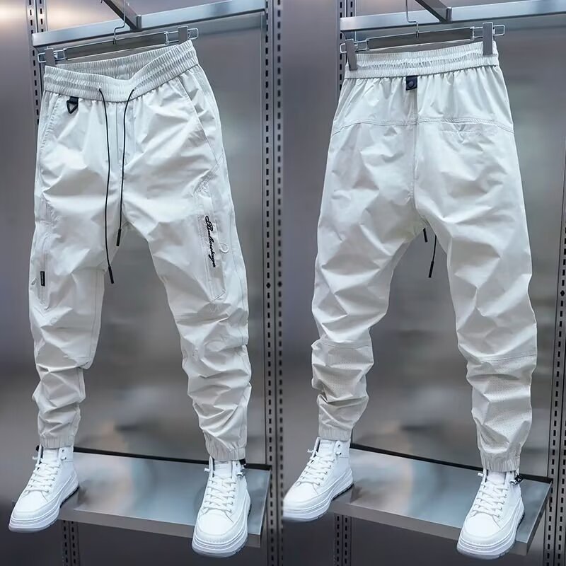Loose Straight Jogger Pants Men