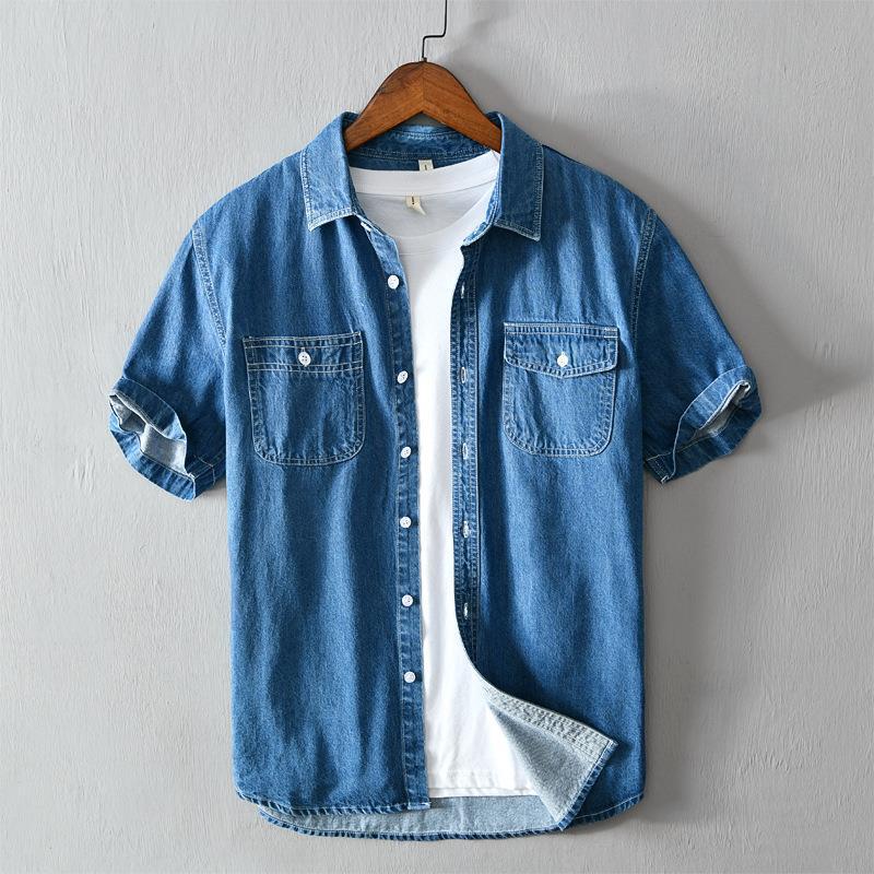 Men’s Denim Shirt, Summer Jacket