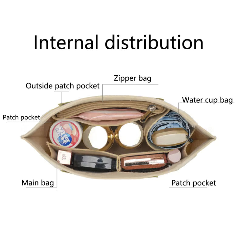 Felt Bag Organizer Insert for Longchamp