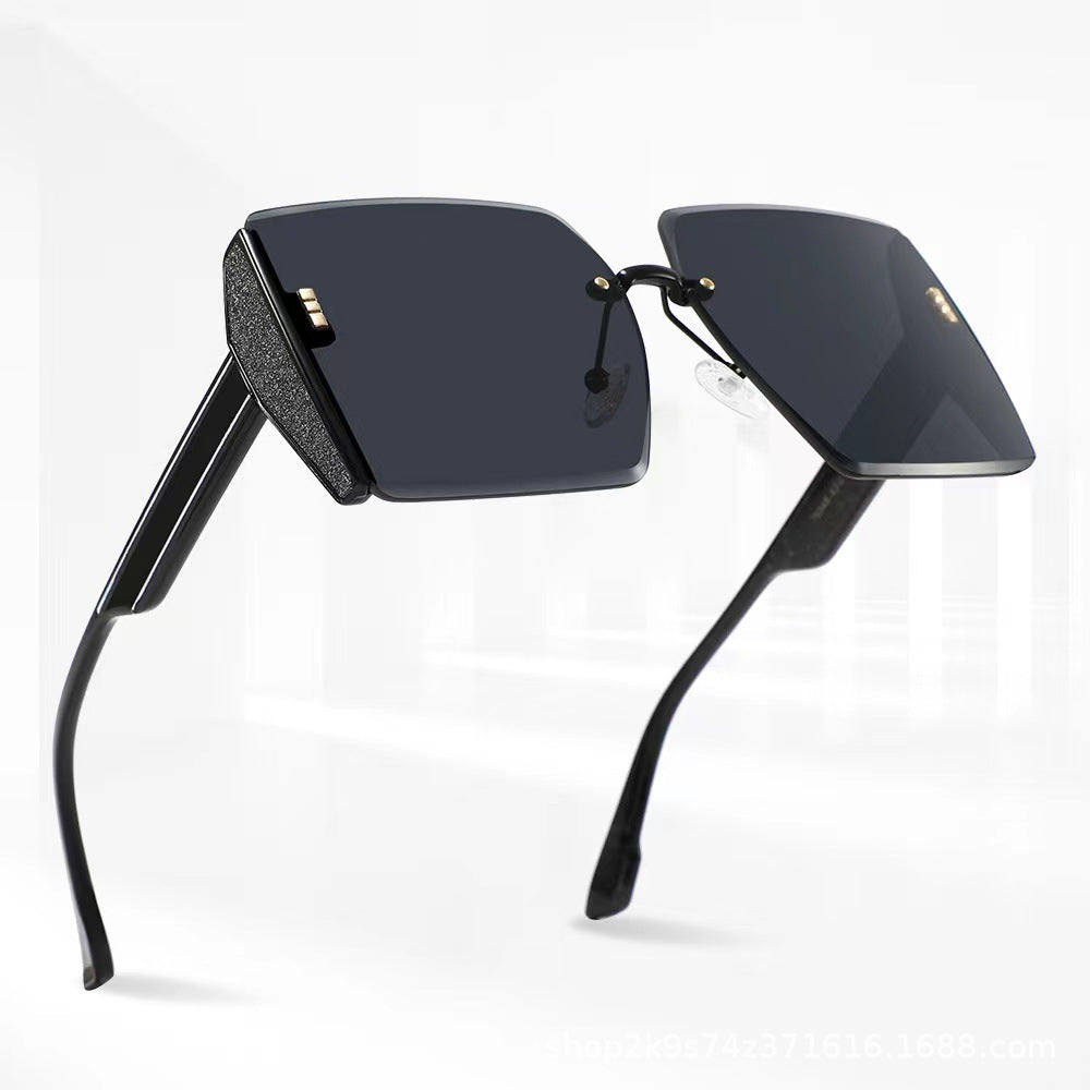 All-Match UV Protection Oversized Sunglasses