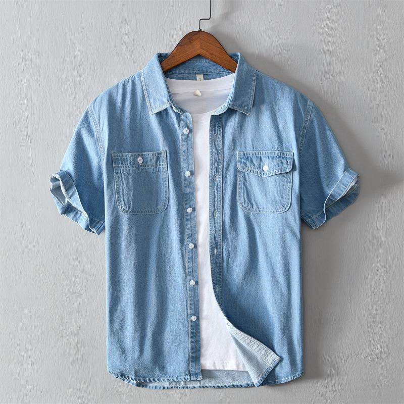 Men’s Denim Shirt, Summer Jacket