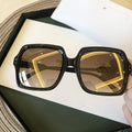 Retro White Frame Korean Sunglasses