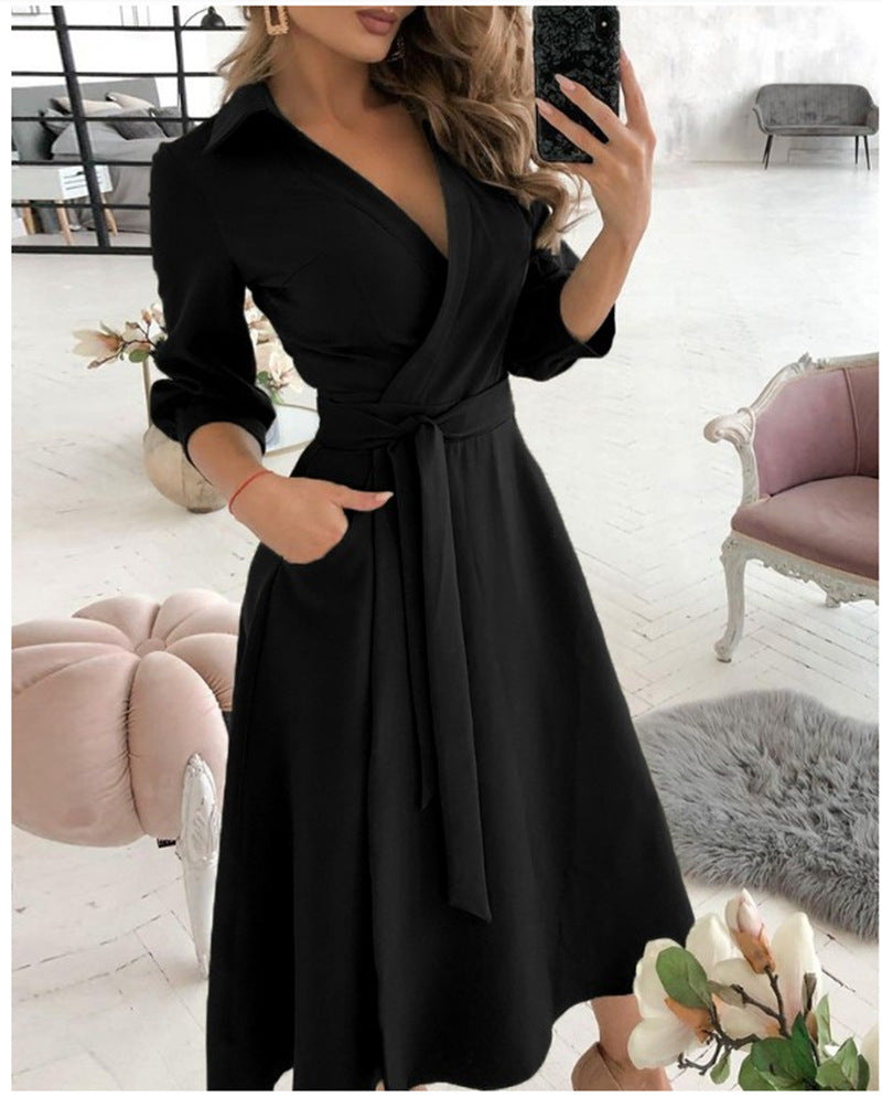 Oblique Shoulder High Waist Long Dress