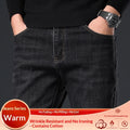 Men’s Thick Slim Fit Straight Jeans