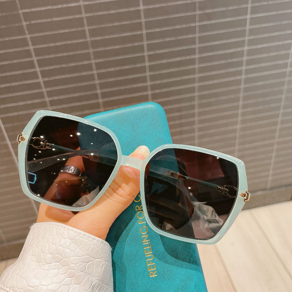Polygon Reflective TR90 Square Sunglasses