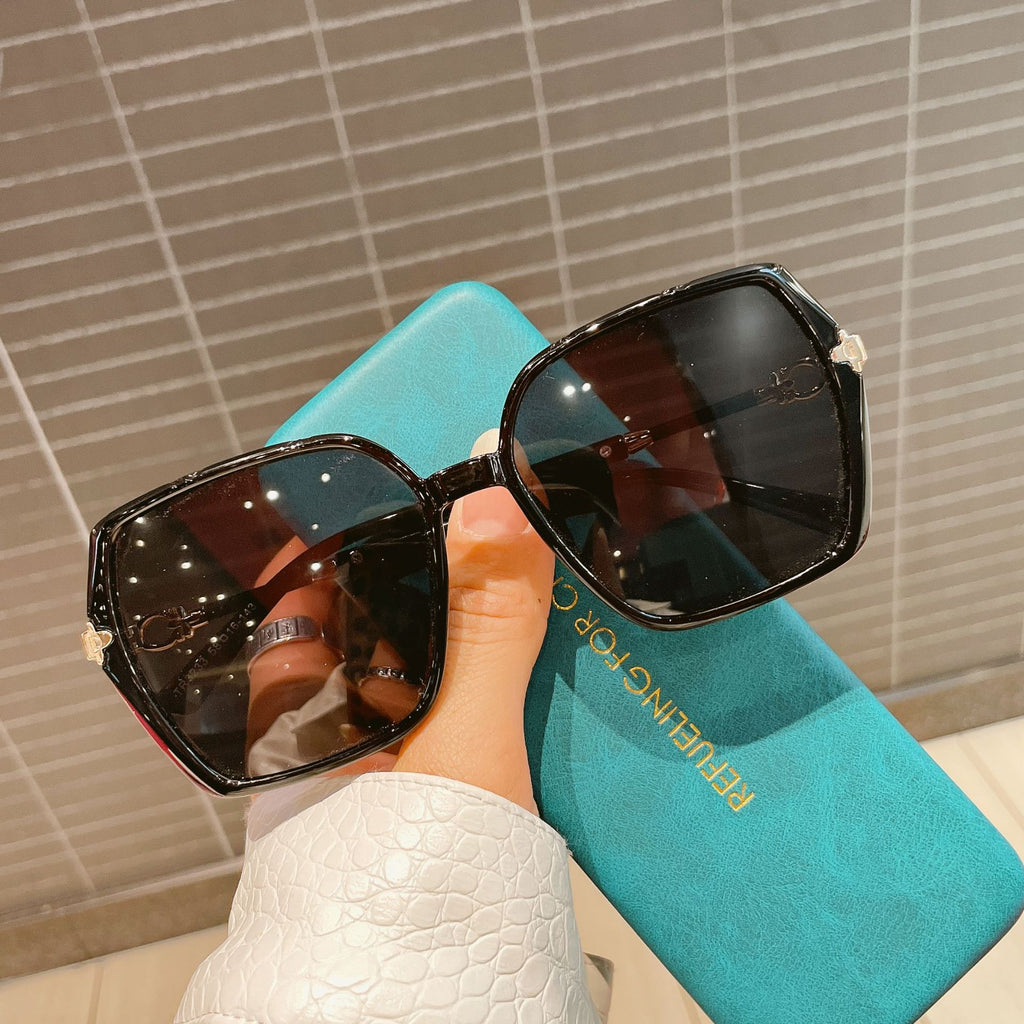 Polygon Reflective TR90 Square Sunglasses
