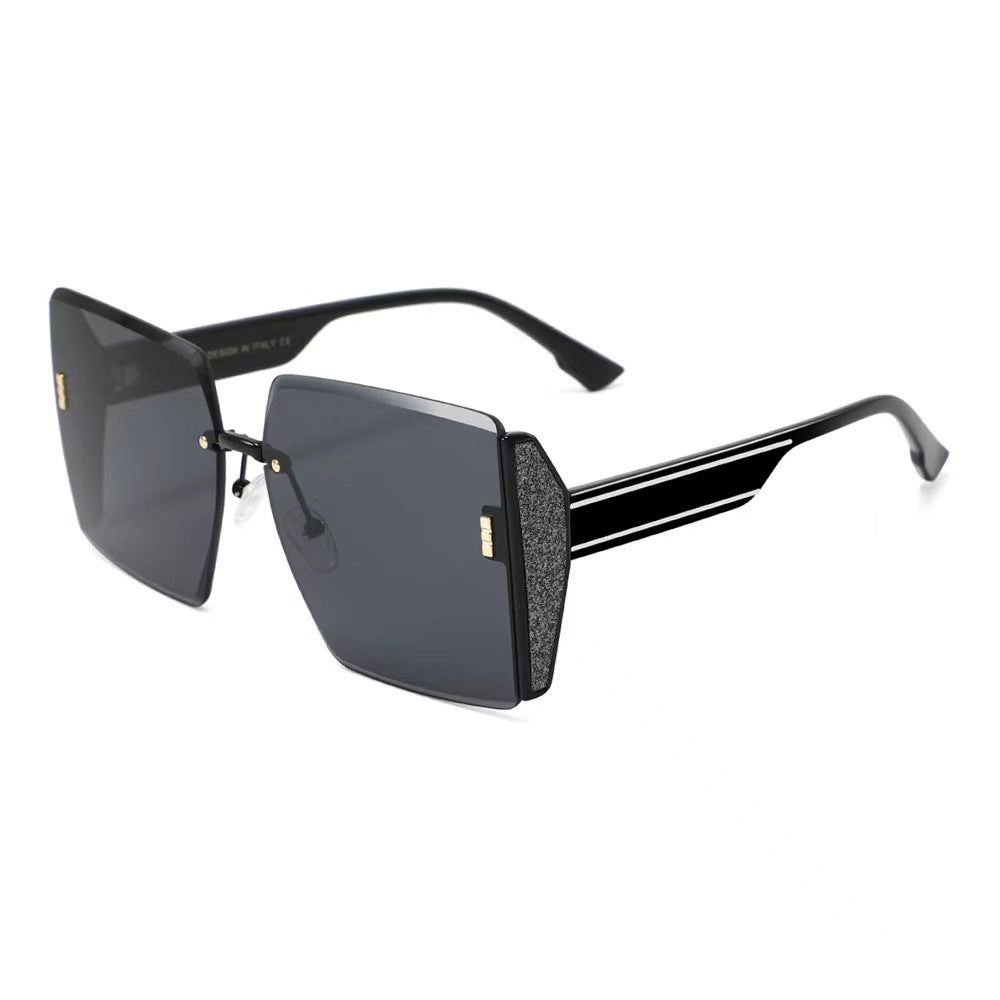 All-Match UV Protection Oversized Sunglasses