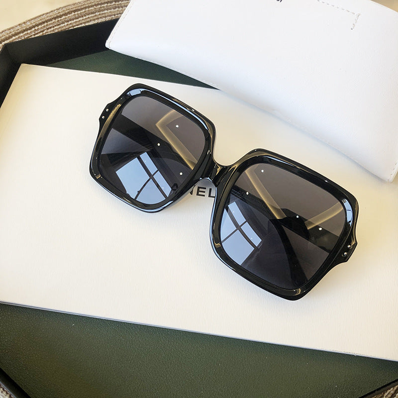 Retro White Frame Korean Sunglasses