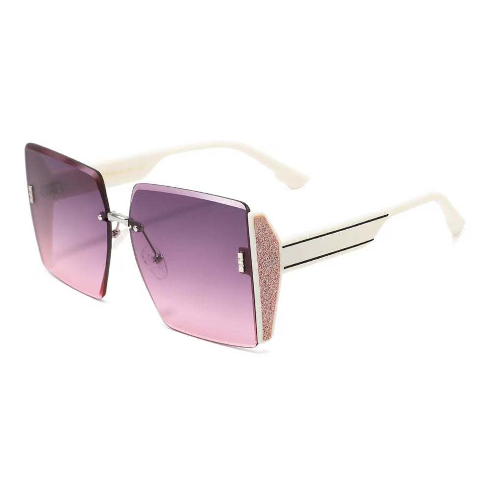 All-Match UV Protection Oversized Sunglasses